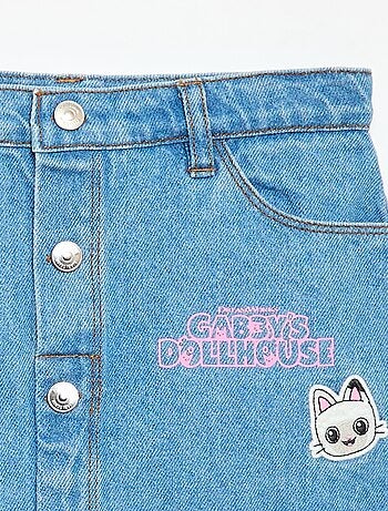 Gonna in denim 'Gabby e la casa magica'