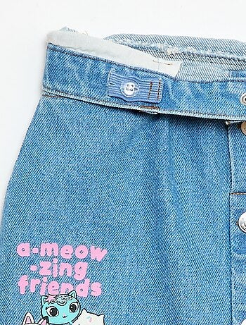 Gonna in denim 'Gabby e la casa magica'
