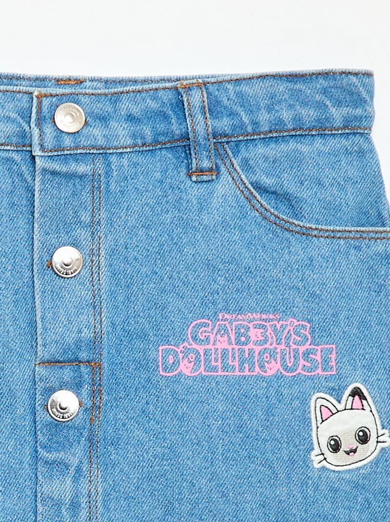 Gonna in denim 'Gabby e la casa magica' Blu - Kiabi