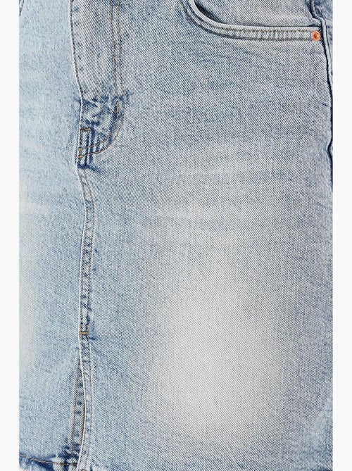 Gonna in denim mini bdart - Kiabi Gonna in denim mini bdart - Kiabi