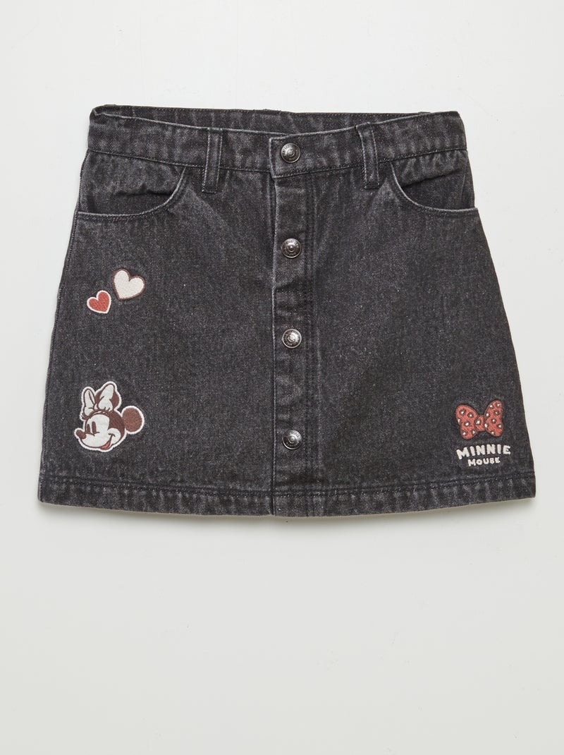 Gonna in denim 'Minnie' NERO - Kiabi