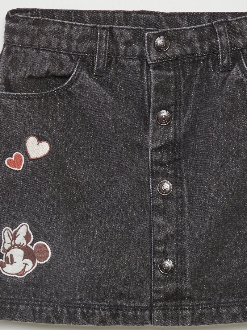 Gonna in denim 'Minnie' NERO - Kiabi