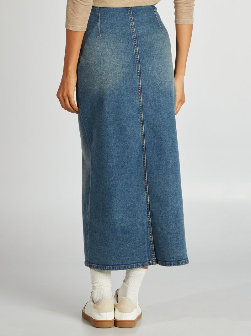Gonna in jeans asimmetrica BLU - Kiabi