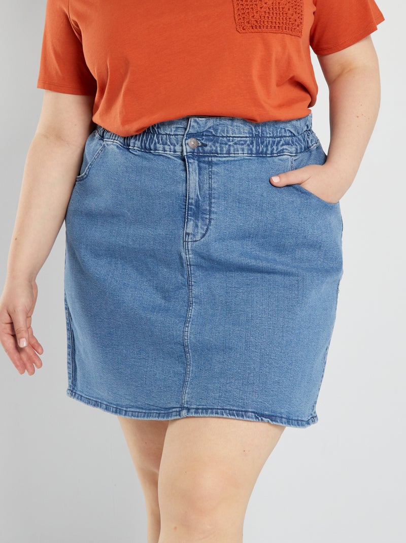 Gonna in jeans corta BLU - Kiabi