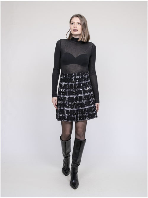Gonna in maglia con bottoni davanti XIVRY - Kiabi