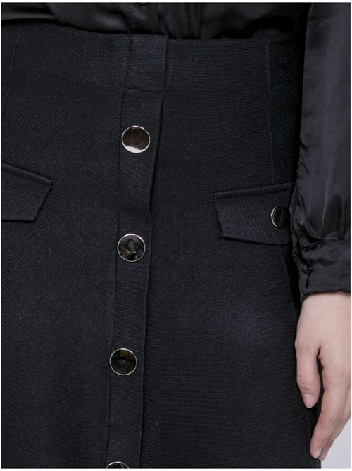 Gonna in maglia con bottoni davanti XIVRY - Kiabi