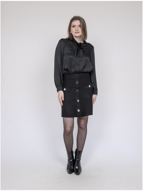 Gonna in maglia con bottoni davanti XIVRY - Kiabi
