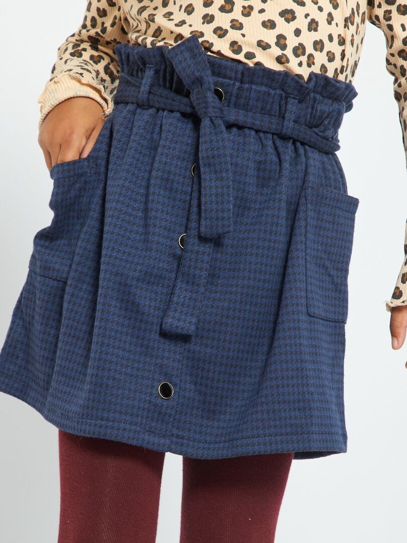 Kocca Gonna nera in punto Milano Urdina da bambina A25JGO7936ABUN3468 main image 1