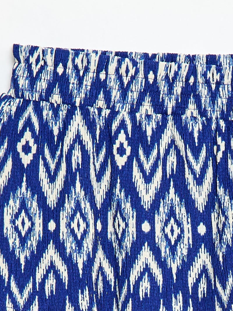 Gonna in maglia stretch Blu - Kiabi