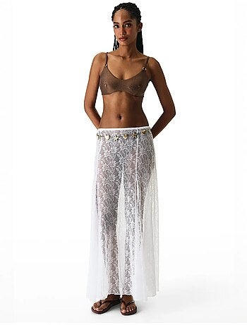 Gonna in pizzo da donna penti