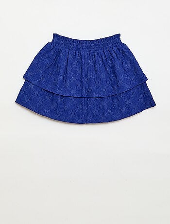 Gonna in pizzo sangallo e balze