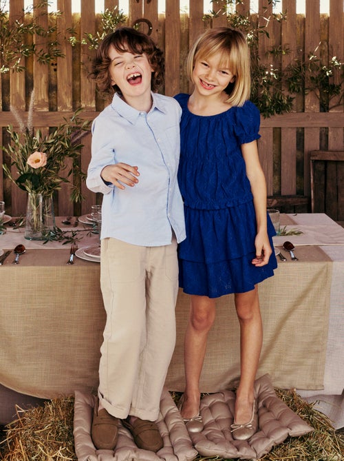 Gonna in pizzo sangallo e balze - Kiabi