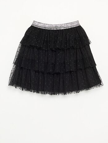 Gonna in tulle a balze 'Halloween'