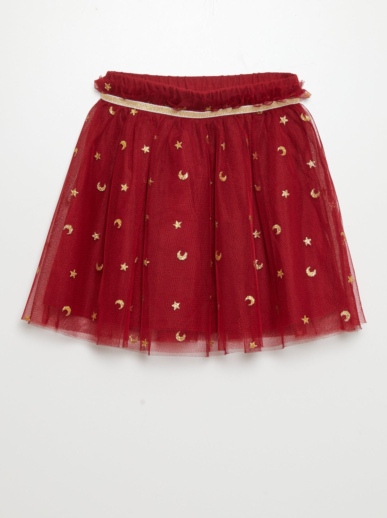 Gonna Tutu In Tulle Elastico A 4 Strati - Con Paillettes Stelle, Taglia Unica Adulti - Foto 12