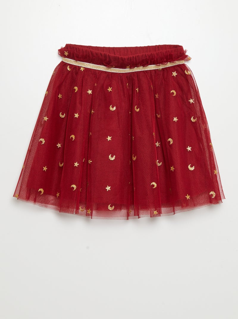 Gonna Staccabile Scintillante Con Luna E Stelle, Gonna In Tulle Morbidissima Glitterata, Gonna Da Sposa, Gonna In Tulle Per Servizi Fotografici - Italia - Foto 7