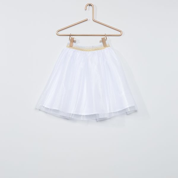 tulle bianco glitterato tulle bianco glitterato