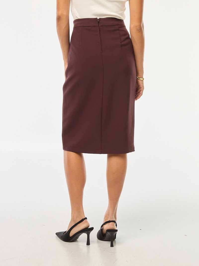 Gonna large vita alta Viola - Kiabi