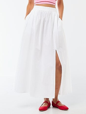 Gonna lunga e ampia svasata