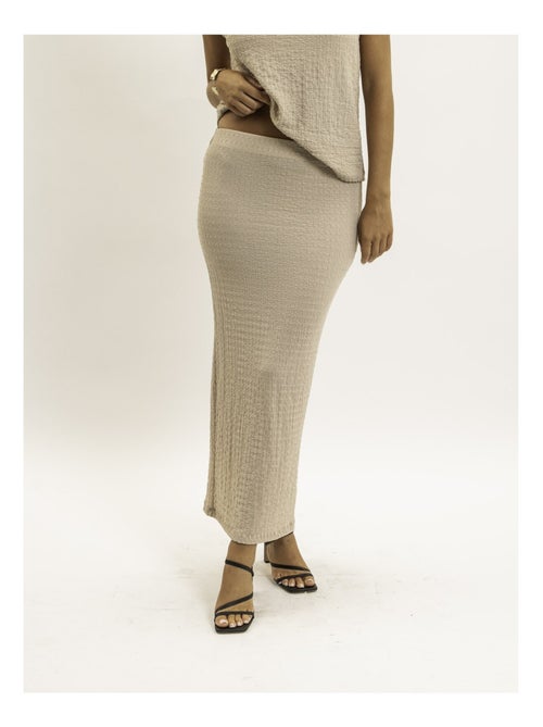 Gonna lunga goffrata XABITA - Kiabi