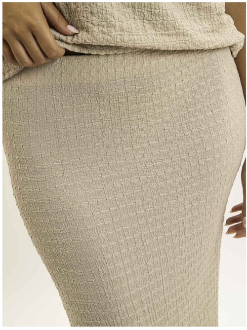 Gonna lunga goffrata XABITA - Kiabi