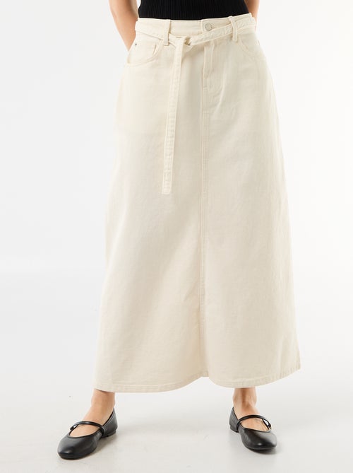 Gonna lunga in denim - Kiabi