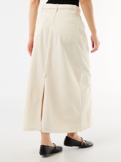 Gonna lunga in denim - Kiabi