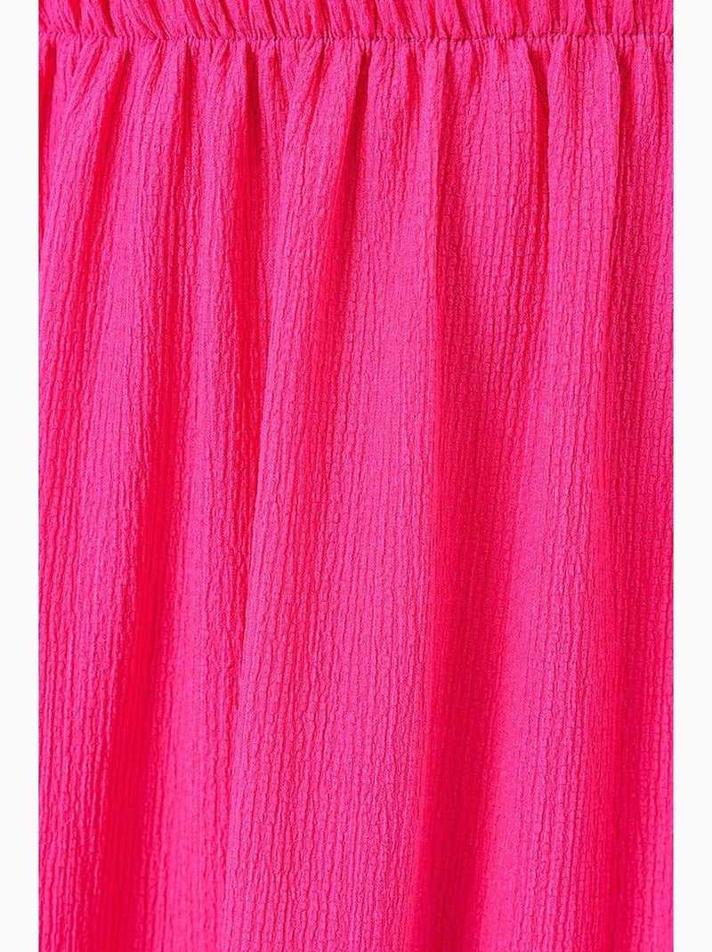 Gonna lunga in maglia bdart Rosa fluo/Solinotes - Kiabi