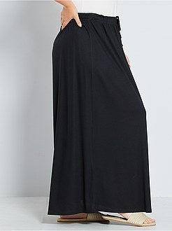 Gonna lunga in maglia morbida - Kiabi