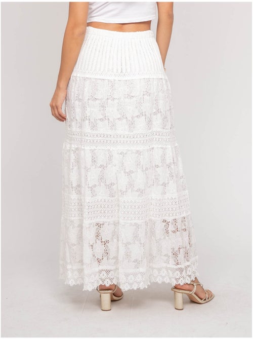 Gonna lunga in pizzo XESTINA - Kiabi