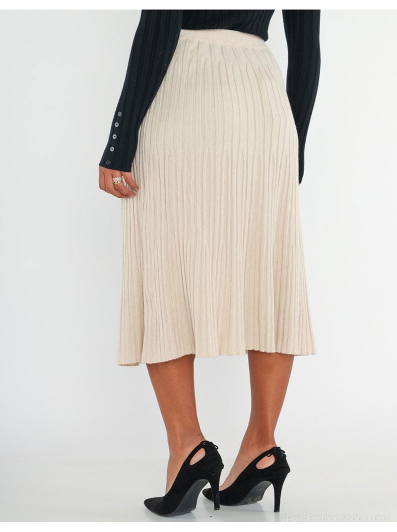 Gonna lunga Kebello Beige - Kiabi