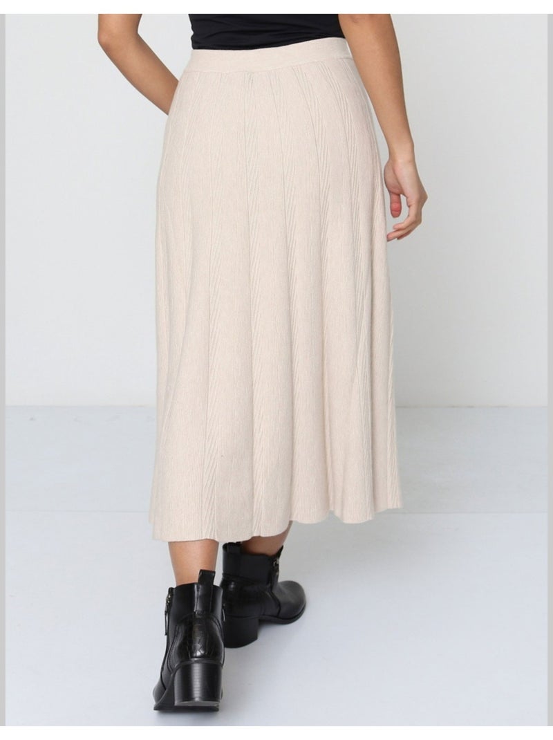 Gonna lunga Kebello Beige - Kiabi