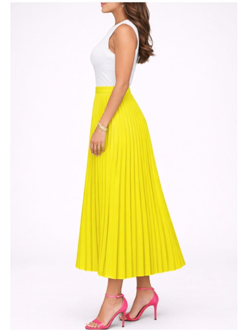 Gonna lunga Kebello Giallo - Kiabi