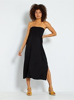 Gonna lunga punto smock pré-maman - Kiabi