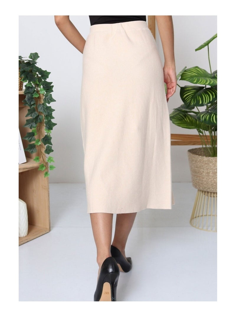 Gonna lunga Vero Moda Beige - Kiabi