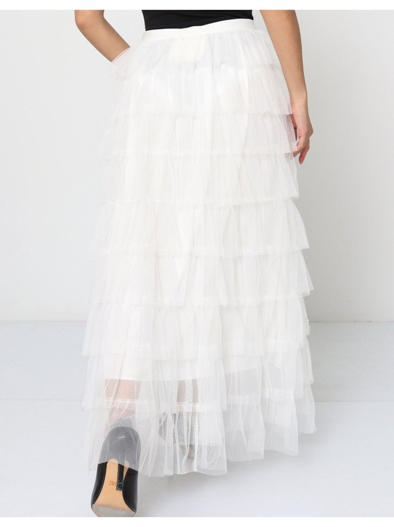 Gonna lunga Vero Moda Bianco - Kiabi