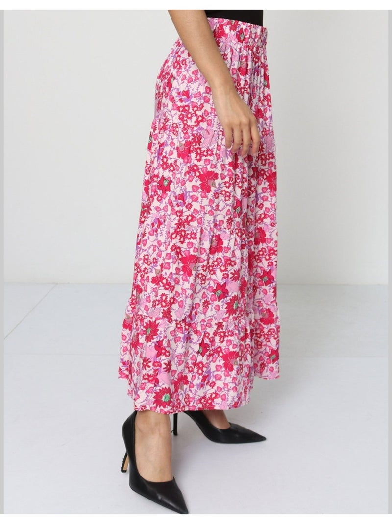 Gonna lunga Vero Moda Rosa - Kiabi