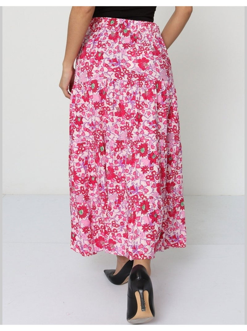 Gonna lunga Vero Moda Rosa - Kiabi