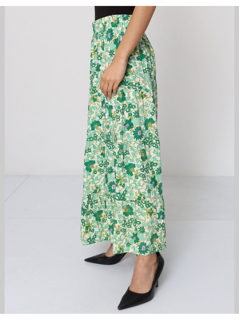 Gonna lunga Vero Moda Verde - Kiabi