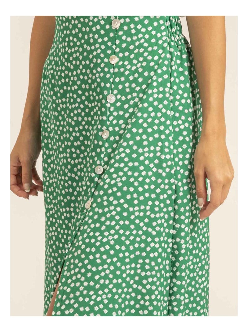 Gonna lunga xeroni Verde - Kiabi