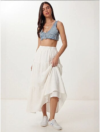Gonna maxi a-line vita alta istanbul