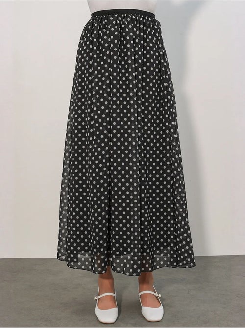 Gonna maxi a pois a vita alta bdart - Kiabi Gonna maxi a pois a vita alta bdart - Kiabi