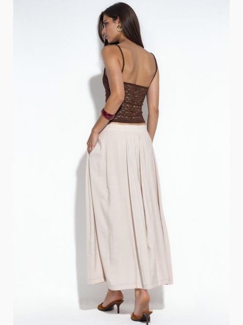 Gonna maxi a trapezio a vita alta busem - Kiabi Gonna maxi a trapezio a vita alta busem - Kiabi