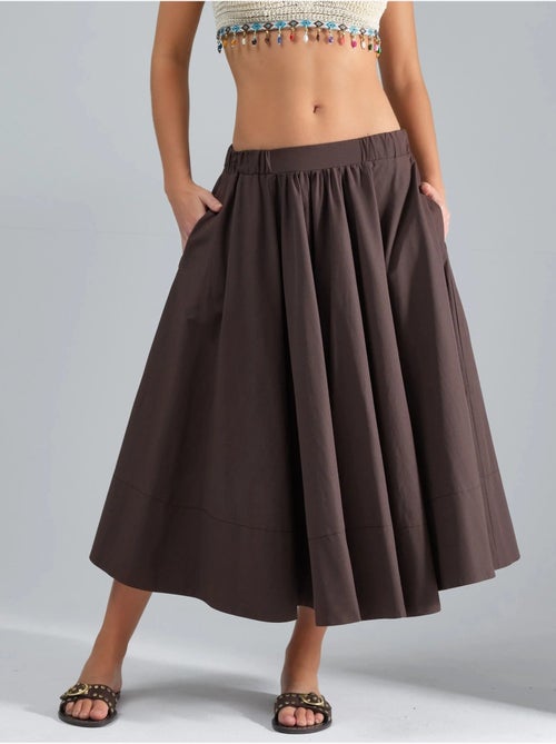 Gonna maxi aderente a linea a hiccup - Kiabi Gonna maxi aderente a linea a hiccup - Kiabi