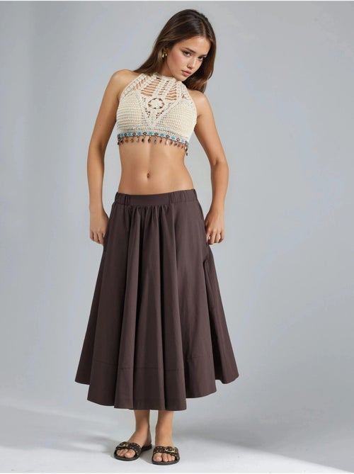 Gonna maxi aderente a linea a hiccup - Kiabi Gonna maxi aderente a linea a hiccup - Kiabi