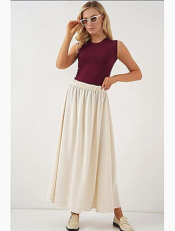 Gonna maxi con vita elasticizzata bdart