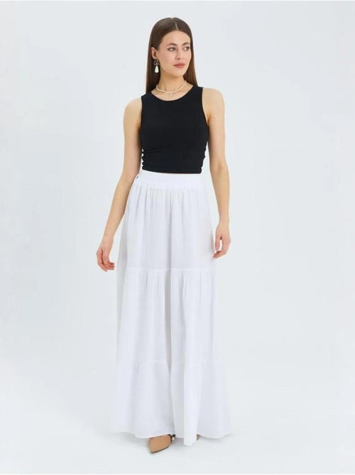 Gonna maxi in cotone mixray - Kiabi