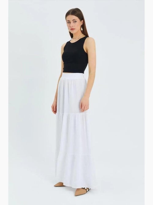 Gonna maxi in cotone mixray - Kiabi
