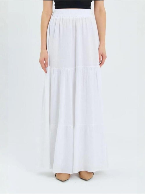 Gonna maxi in cotone mixray - Kiabi