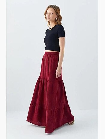 Gonna maxi in cotone mixray