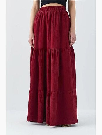 Gonna maxi in cotone mixray